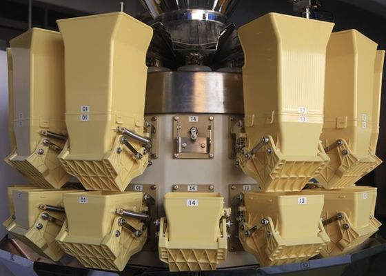 Plastic Hopper Carbon Steel 10 Head Multihead Weigher